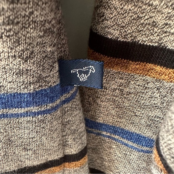 Wrangler Vintage 80's Shirt Striped Long Sleeve Medium Button Henley Retro - Picture 3 of 9